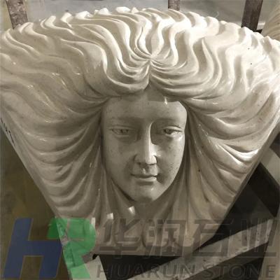 China Limestone Art Carving Natural Stone Design Ornament Cast Stone Customize for sale