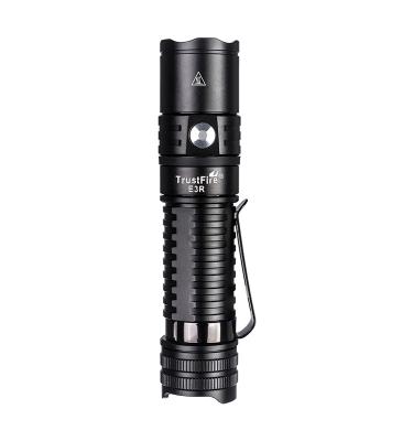 China USB Direct Charging Trustfire E3r Pocket EDC Flashlight 1000 Lumens Warning Instant Light Rechargeable Torch Usb Linternas Led Rechargeable Flashlight for sale