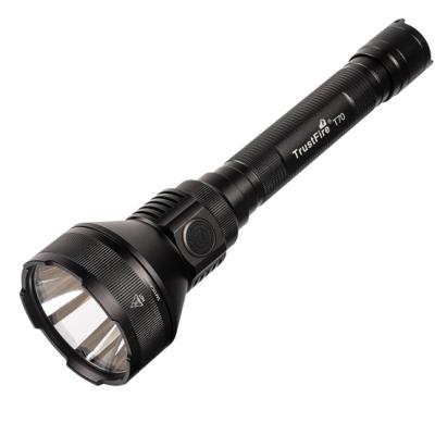 China Powerful and Throw Ultra Distance 1KM Torch Light Trustfire T70 1km 2300 Lumens Military Grade Flashlight Hunting Bright Hunting Light for sale