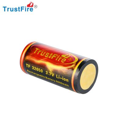 China rechargeable 32650 3.7v 6000mAh lithium ion battery with PCB 32mm(diameter)*65mm(height) for sale