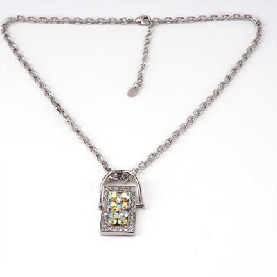 China Hot Sale Lead Free Nickel Free Crystal Casting Pendant Necklace Jewelry High Quality for sale