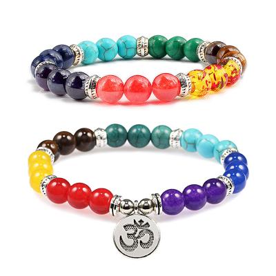 China High Quality Chakra Bracelet with Tree of Life Pendant 7 Chakra Reiki Yoga Bracelets for sale