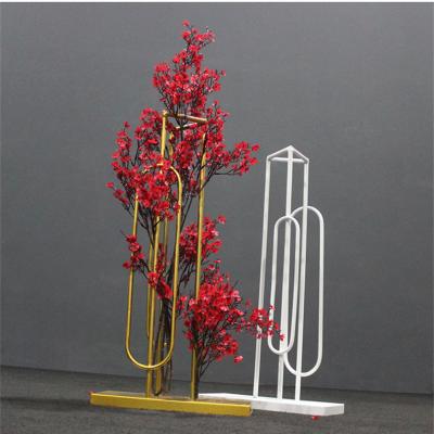 China Party Wedding / Wedding Party Event Decoration Stage Walkway Wedding Centerpieces and Table Decorations Metal Flower Stand for sale