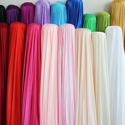 China Wedding New Ice Silk Fabric Dessert Table Decoration Iron Curtain Beaded Ice Silk Fabric For Wedding Backdrop Party Events Decoration for sale