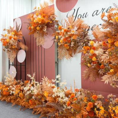 China Wedding High Quality Decorative Artificial Rose Peony Flower Wreath Bouquet Flowers Wedding Decoration Decoration for sale