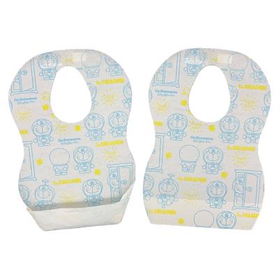 China Wholesale High Quality Disposable Private Label Paper Printed Waterproof Baby Bibs for sale