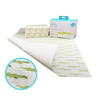 China Super Soft Disposable Baby Diaper Pad Portable Changing Baby Diaper Pad for sale