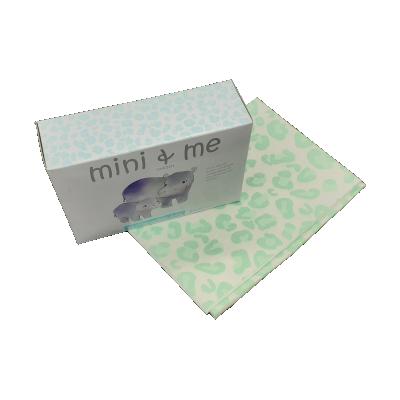 China Nonwoven Fabric OEM Water Resistant 6-12Pcs/Box Premium Tissue Paper Babies Changing Pad For Outdoor for sale