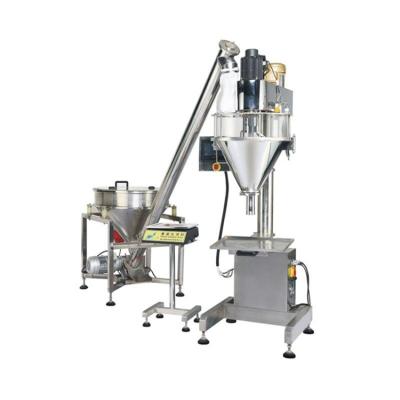 중국 Card to powder quantitative packaging machine automatic filling granule folder bag powder auger filler 판매용