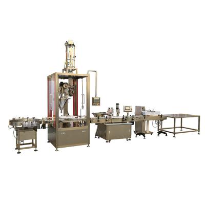 China 2021 New Design Rotary Type Automatic Detergent Powder Filling Packing Machine for Small Product for sale