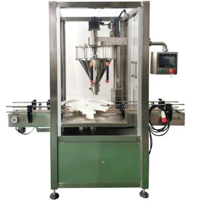 Chine bag powder single head automatic rotary type powder filling machine à vendre