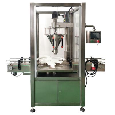 China Semi auto mini powder single head automatic rotary type powder filling machine for sale