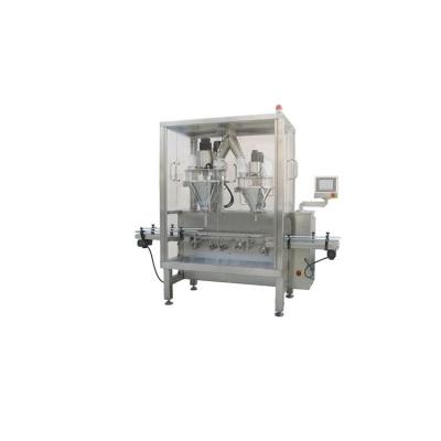 Chine Detergents powder filling double head with cover line type automatic power filling machine à vendre