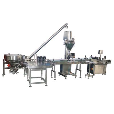 China BODI cheap price nutrition powder weighing filling line single head powder filling packing machine for sale