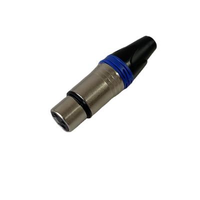 China Factory Wholesale Audio Xlr Female Socket Stereo Male Jack Xlr Connector Stereo Panel Mount for sale