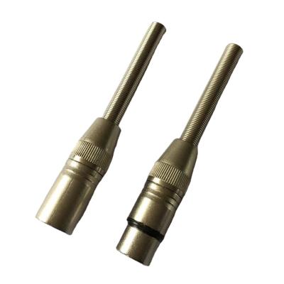 China 3pins XLR connector with spring SH7214 for sale