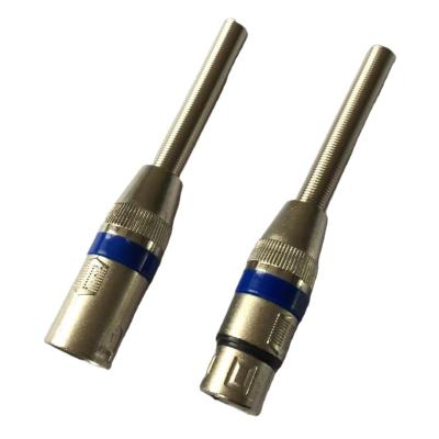 China 3pins XLR connector with spring SH7214 for sale