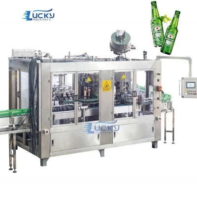 China Automatic bottling machine/food beer filling beer filling machine/automatic beer bottle filler capping for sale