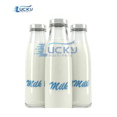 China Automatic Food Glass Bottle Milk Filling Machine Milk Beverage Filling Machine for sale