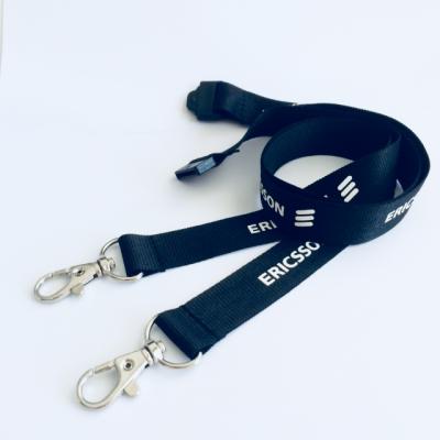 China Cheap Polyester Eco-friendly Lanyard Keychain, Around Lanyard With Nylon Custom Logo, Lanyard Id Badge Holder Made To Order for sale