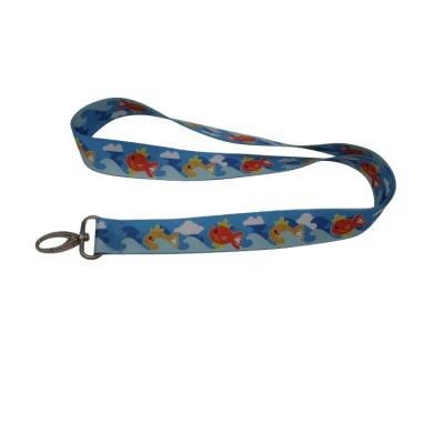 China Promotion gift; exposure; etc promotional cute sublimation Lanyard Id Badge Holder With Cartoon Custom Logo for sale