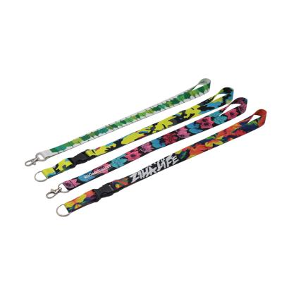 China Wholesale Custom Promotion Polyester Sublimation Lanyard With Custom Logo for sale