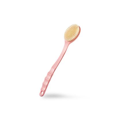 China Plastic Long Handle Hair Bit Plastic Pet Bath Brush for sale