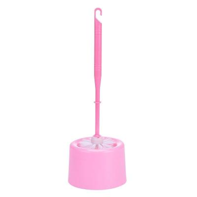 China Viable Toilet Brush Holder Cleaning Brush For Toilet Drapery Household Floor Bathroom Cleaning Accessories for sale