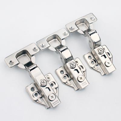 China Modern Adjustment 3D Cabinet Iron Hinge Soft Closing Furniture Dampening Hinges Concealed Hydraulic Kitchen Cabinet Hinges for sale