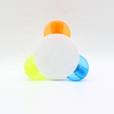 China office & Portable White Round School Markers Base 3 Colors Petal Flower Shaped Highlighter Bar for sale