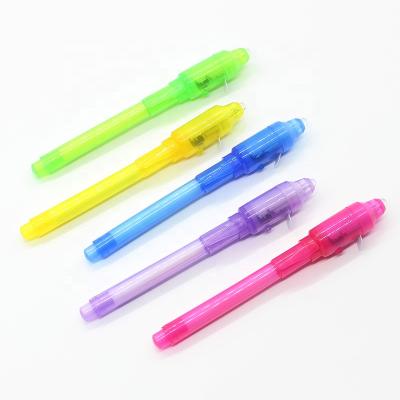 China Special promotional marker pen invisible ink magic pen with UV light can be custom logo for sale