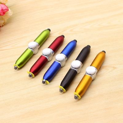 China Promotional Hand Spinner Gyro Anti-Press Gyro Compass Anti-Press Gyro Compass Promotional Hand Spinner Plastic Promotional Ballpoint Pen For Kids for sale