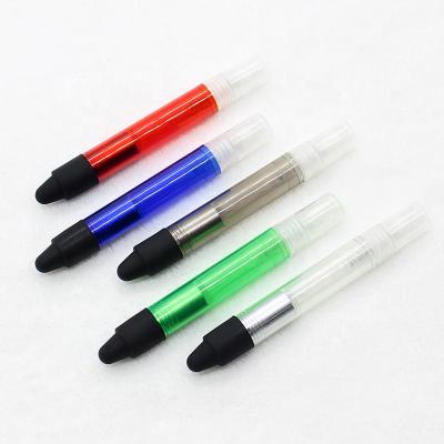 China office & School Pen 3ml Stylus Pen Alcohol Based Type Mini Plastic Spray Bottle With Ballpoint Pen Pen for sale