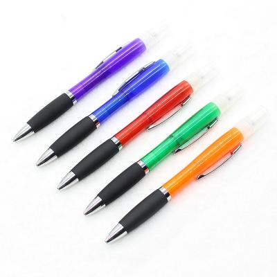 China office & Portable Mini Travel Pen School Perfume Bottle Pen Plastic Spray Ballpoint Pen for sale