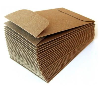 China High Quality Materials Brown 150gsm Recycled Kraft Paper A4 Rigid Envelope With Seal for sale