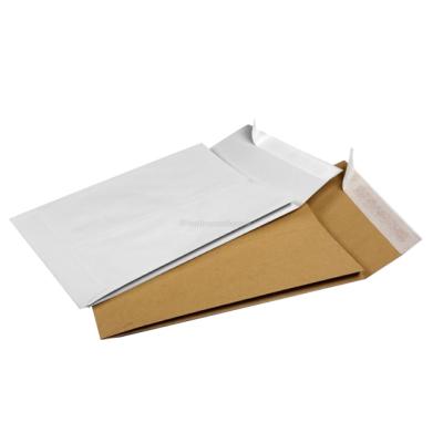 China Wholesale Business Envelope Self Seal Gusset Kraft Paper Envelope For Documents for sale