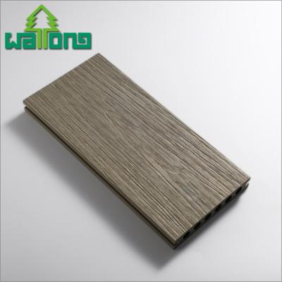 China Modern good prices wood plastic composite decking wpc foam composite decking plank solid plastic wood flooring for sale