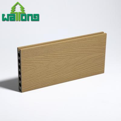 China Modern No Cracking Outdoor Wood Synthetic Patio Plank Gray Engineered Plastic Composite Flooring for sale