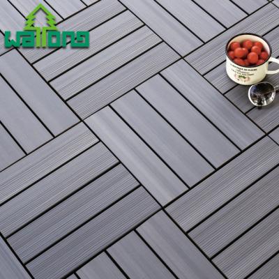 China Waterproof beating good quality sell wpc decking black moisture proof flooring for sale