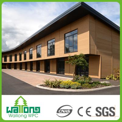 China Waterproof Exterior Wood Plastic Wall Cladding Panel Wall Panel for sale