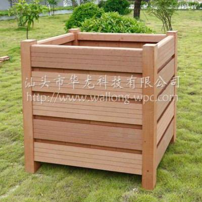 China Cheap Wooden WPC WPC Plant Pot Flower Box for sale