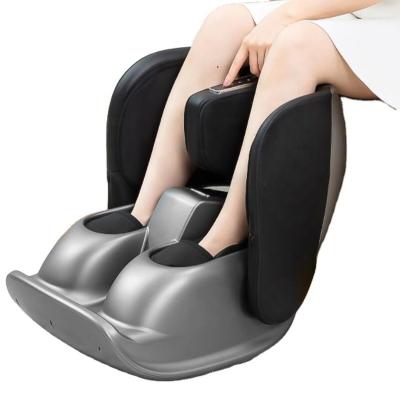 China Leercon 588L Deluxe Japanese OEM Comfortable Work 2 in 1 Spa Mat Electric Vibrating EMS Shiatsu Roller Device Leg and Foot Massager for sale