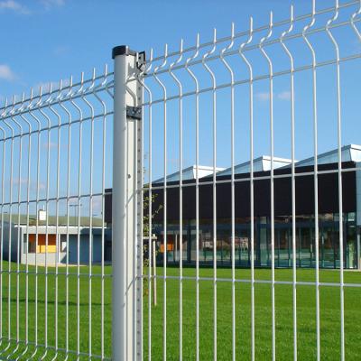 China Easily Assembled PVC Coated Triangle Bending Iron Welded Wire Mesh Folding 3d Fence for sale