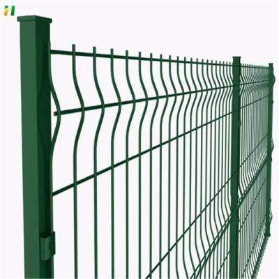 China Easily Assembled Hot Sale 6x6 Green Jet Welded Wire Mesh 3d Concrete Reinforcing Fence for sale