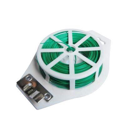 China GREEN PLASTIC COATED GARDEN WIRE MULTI PURPOSE 30m PVC Anti-Corrosion for sale