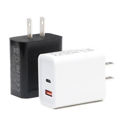 China LAIMODA Mobile Phone For Apple iPhone Xiaomi Huawei PD QC3.0 USB Charger 3A Super Fast Charging Dual Port for sale