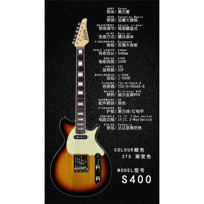 China Okoume Factory Directly Sell 22 Frets 1V1Ttogglesw Electric Guitar Accessories for sale