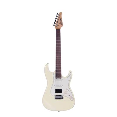 China Cheap and Affordable Alder Single-panel Electric Guitar Made in China, for Beginners and Students for sale