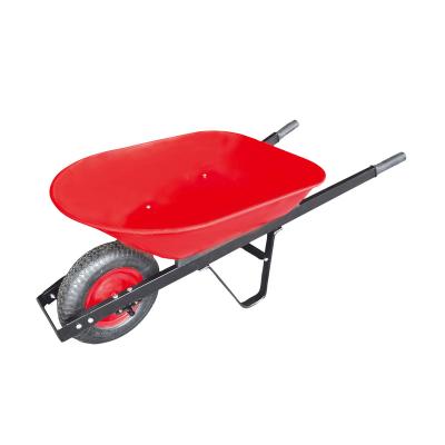 China Plastic Wheelbarrow Heavy Duty Construction Wheel Metal Garden Wheelbarrow Industrial Wheelbarrow For Heavy Duty for sale