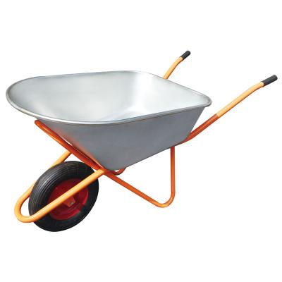 China 200KG 100L heavy duty metal wheel barrow for sale